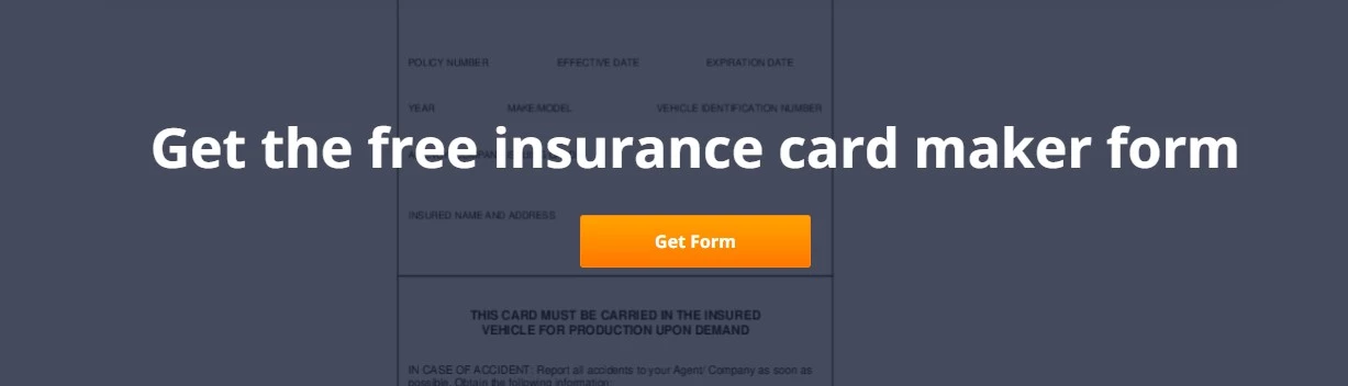 how to make a fake car insurance card free