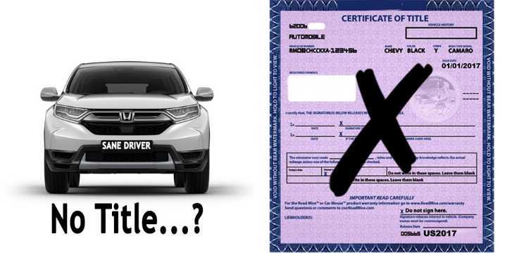 how to register a car without title