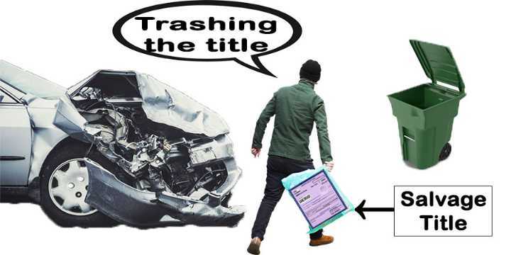 how to get rid of salvage title