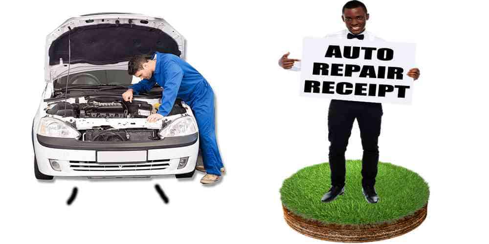 how to make a fake auto repair receipt