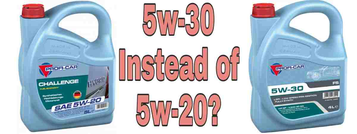 What Happens if You Put in 5W-30 Oil Instead of 5W-20